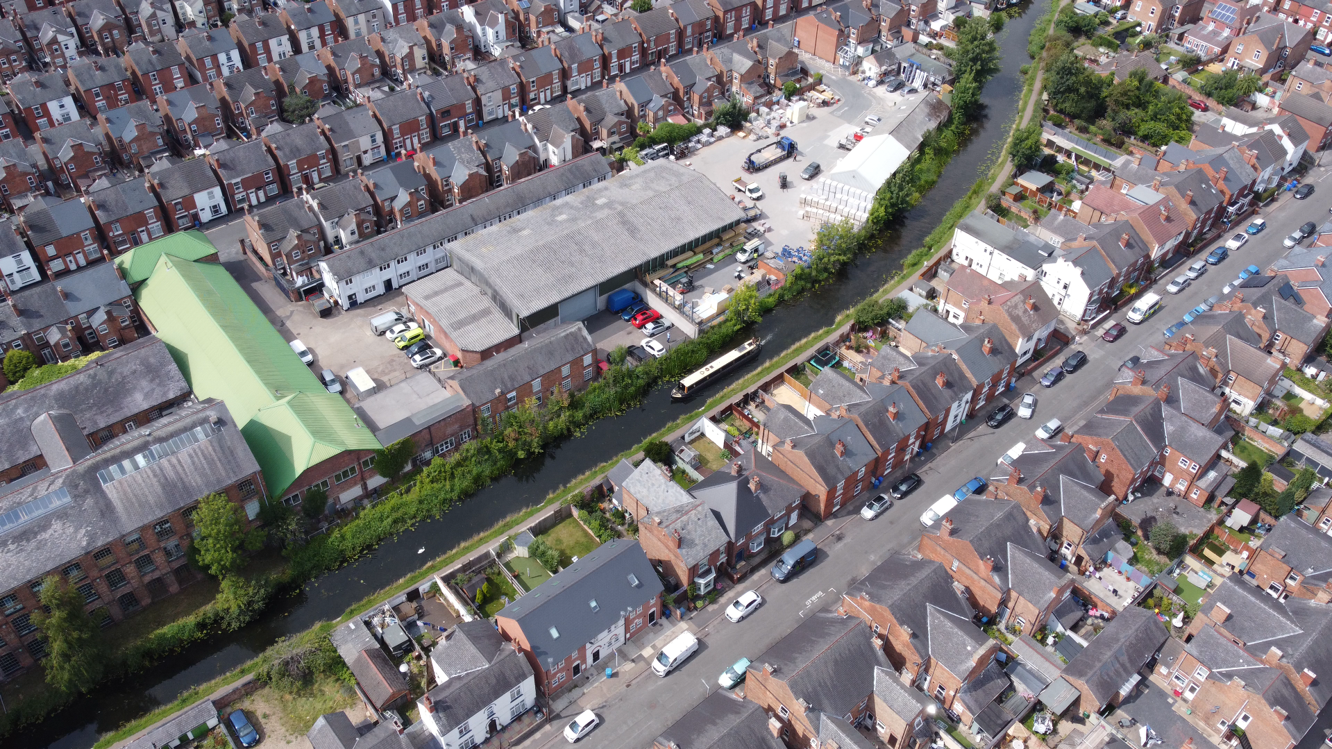 drone photography Nottingham - Trusted Photography aerial view