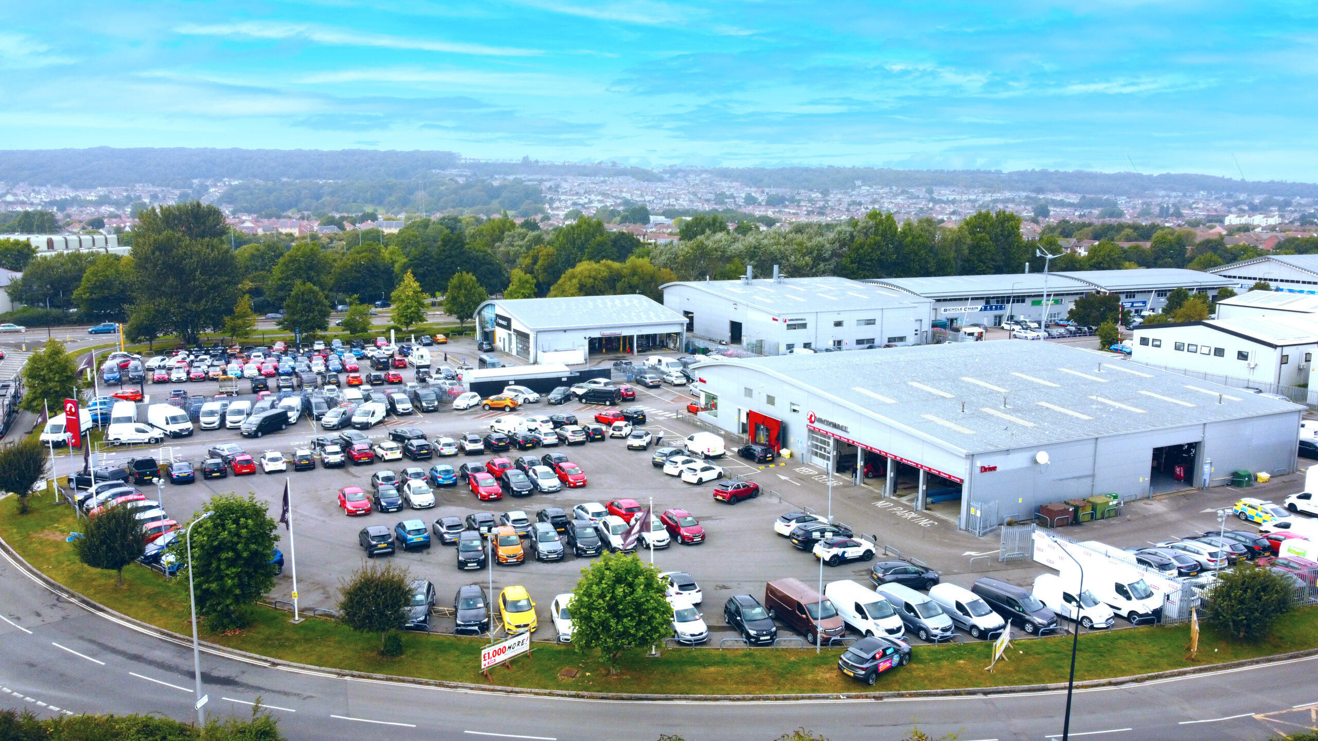 drone photography car dealership virtual showrooms