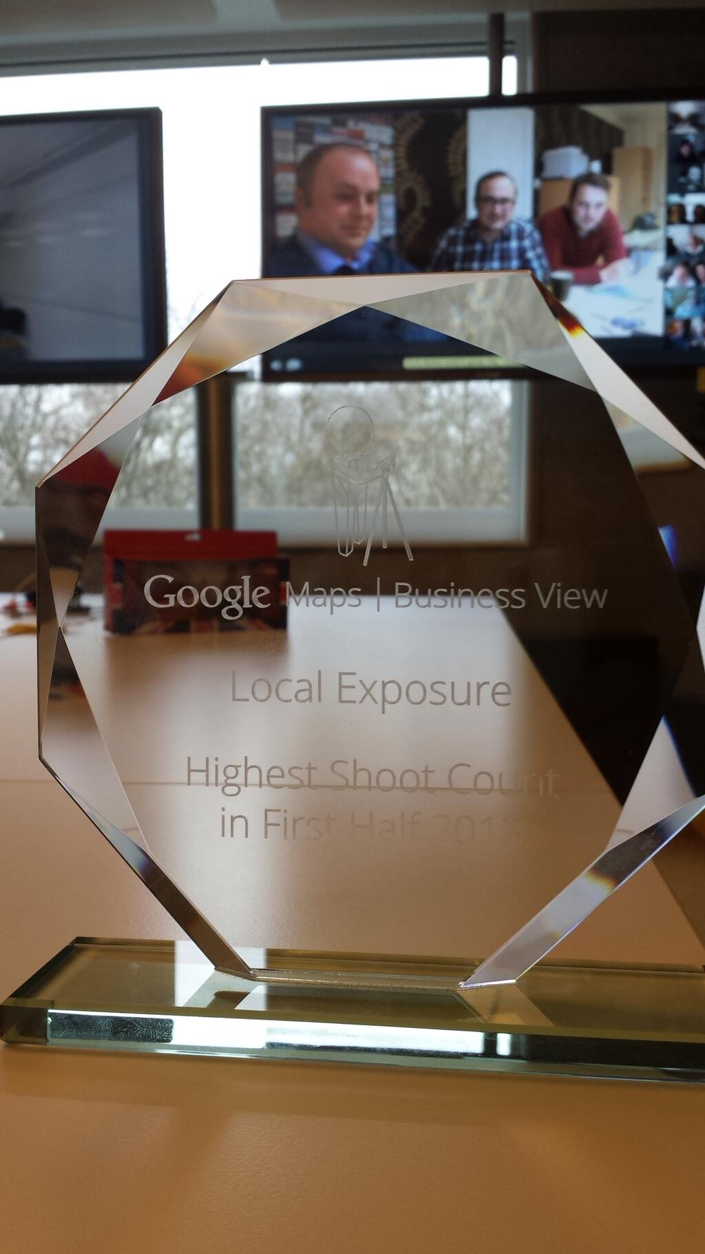 google business view award