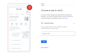 verify your google business profile